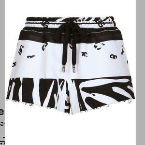 Dolce and Gabbana zebra shorts size xs